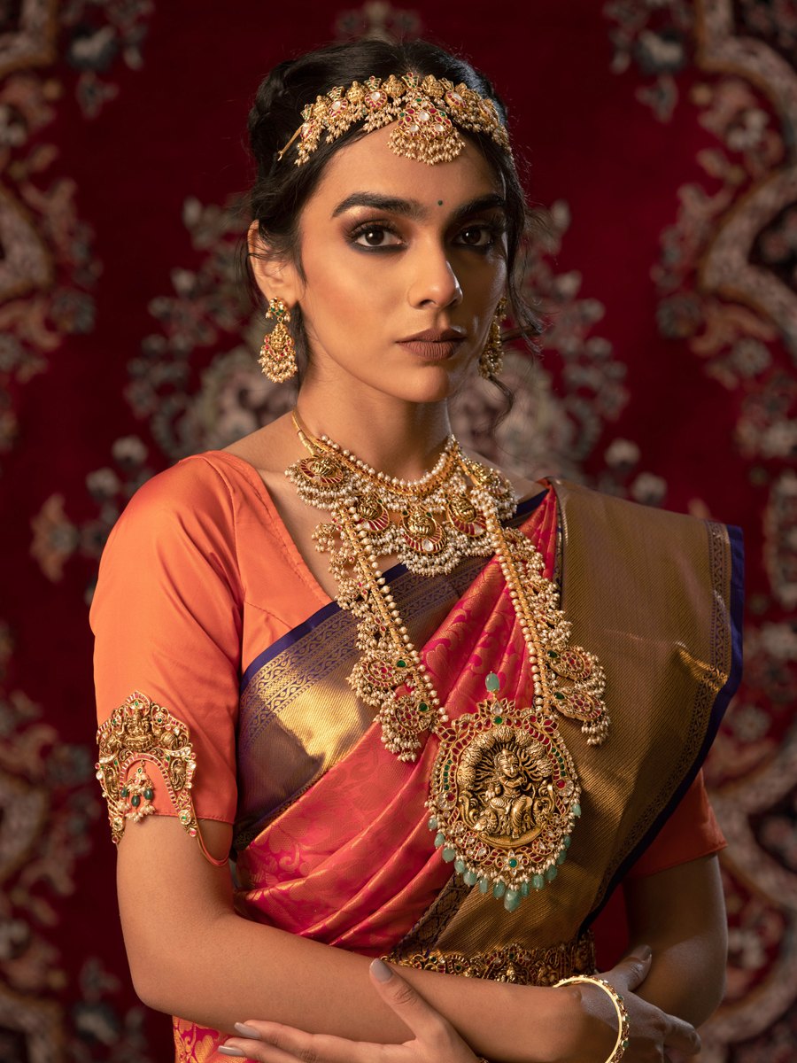 Temple Bridal & Nakshi by Shree Omkar Jewellers