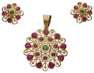 Lockets & Pendants in 22KT gold by Shree Omkar Jewellers, design 1