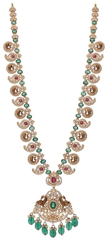 Uncut Diamond Polki & Chakri in 22KT gold by Shree Omkar Jewellers, design 7