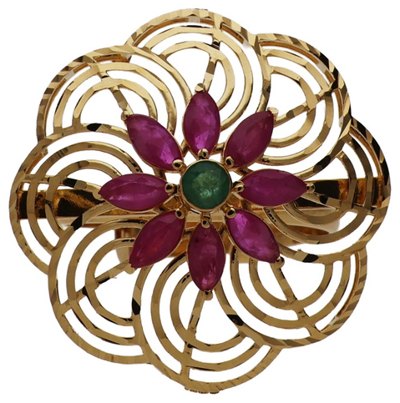 Rings in 22KT gold by Shree Omkar Jewellers, design 1